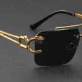 Vintage Luxury Golden Glasses